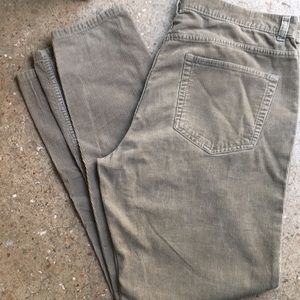 Calvin Klein thin-wale corduroy pants.  36” waist, 34” length.